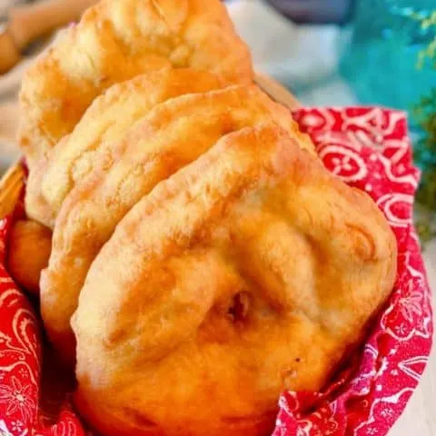 Basket full of Indian Fry Bread