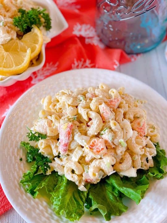 Crab Meat and Shrimp Pasta Salad | Norine's Nest