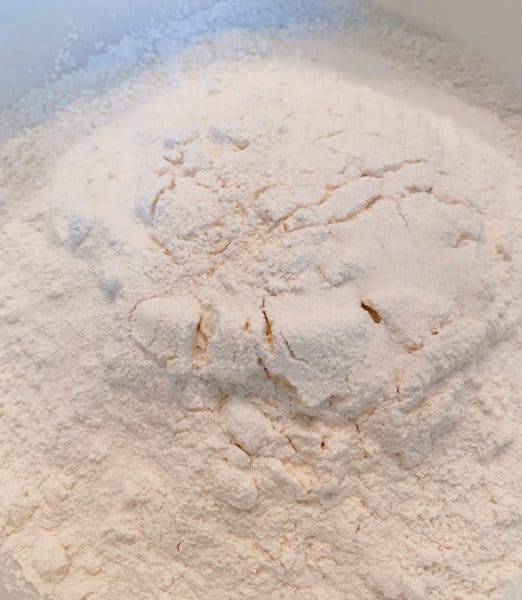 Dry ingredients for pie crust 