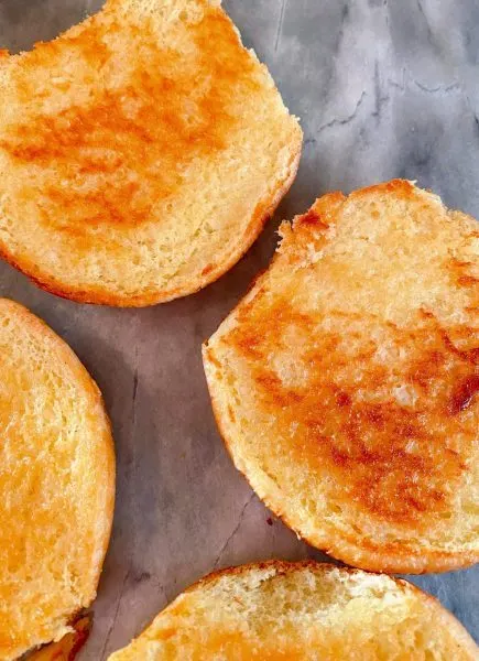 Toasted Buns for Sloppy Joes