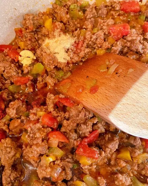Mixing additions to Sloppy Joes