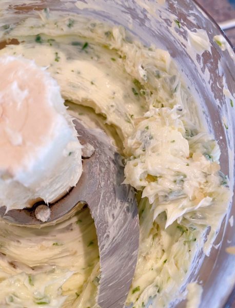 Herbed butter in small food processor