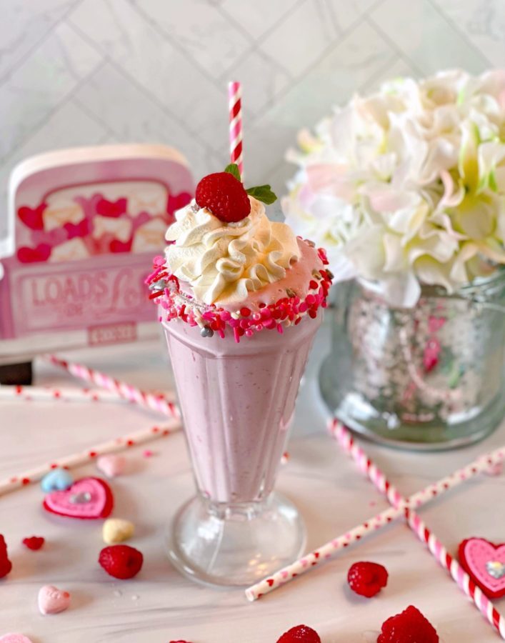 White Chocolate Raspberry Milkshake Norine's Nest