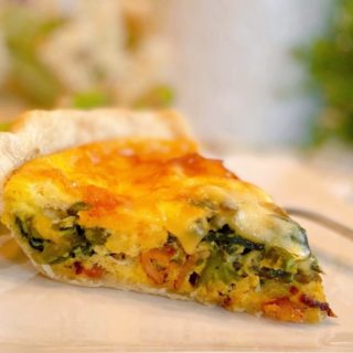 Easy Asparagus, Mushroom and Bacon Quiche | Norine's Nest