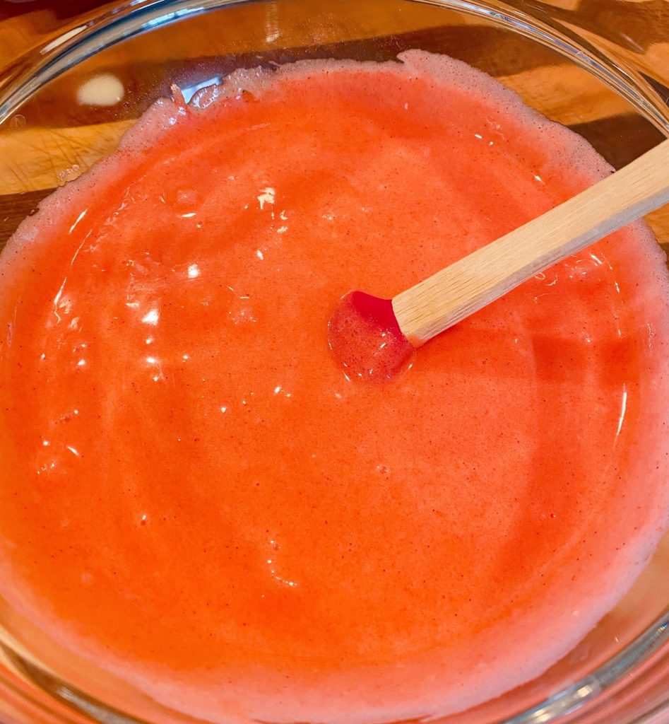 Strawberry Cake Batter.