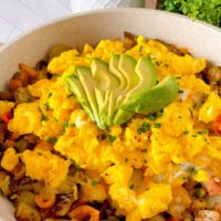 Country Skillet Breakfast Scramble in a skillet o