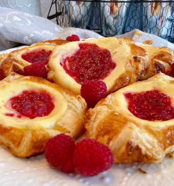 Raspberry Cream Cheese Puff Pastry Danish Norine's Nest