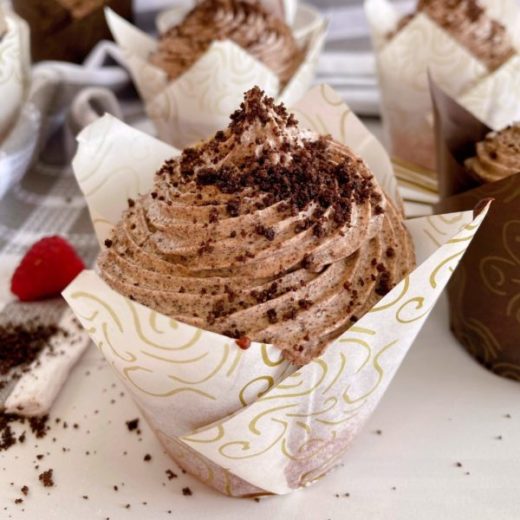 CookiesnCream Mousse Cupcakes Norine's Nest