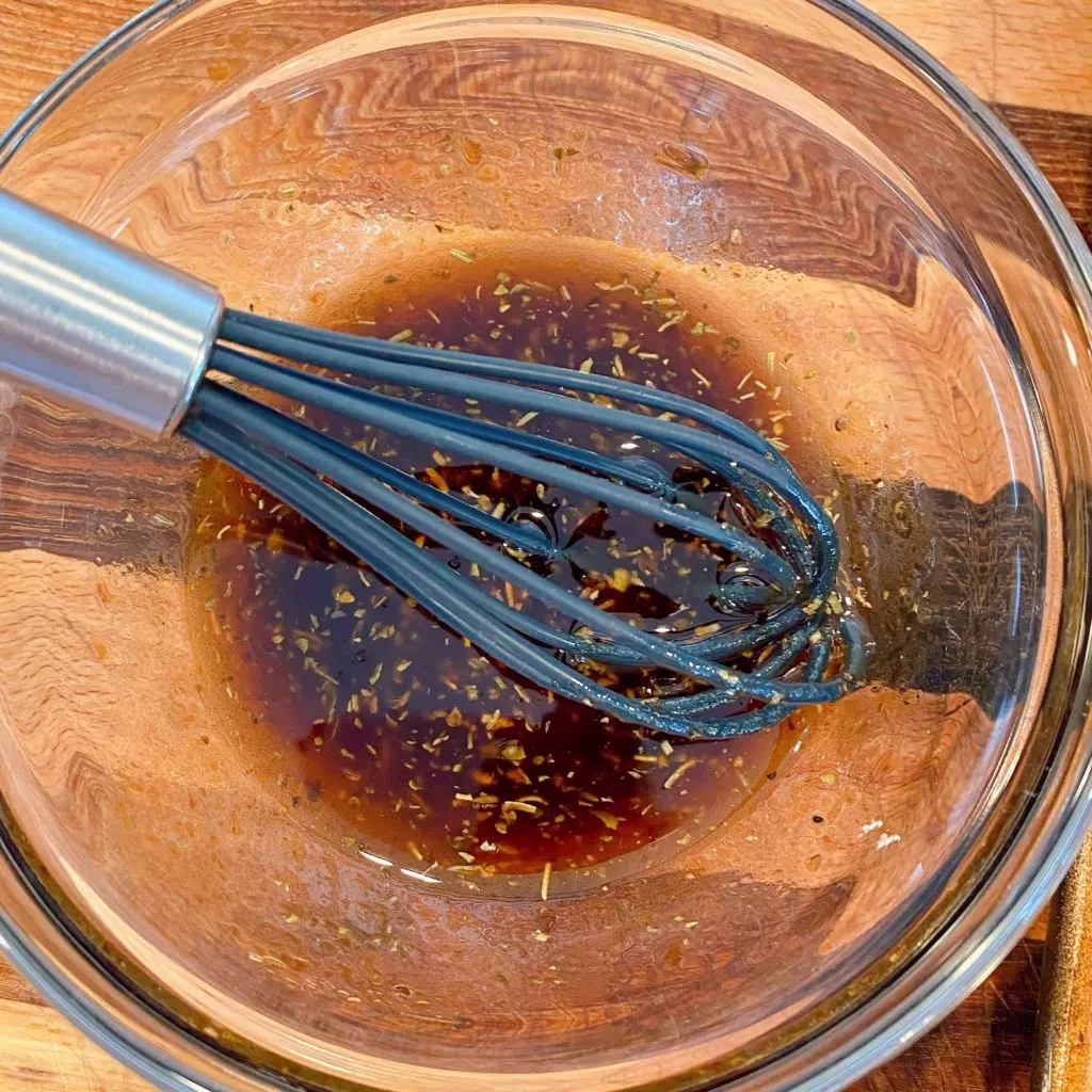 Small bowl with Balsamic Glaze.