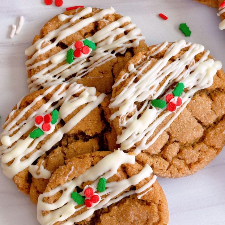 Gingersnap Molasses Cookie Recipe Norine's Nest