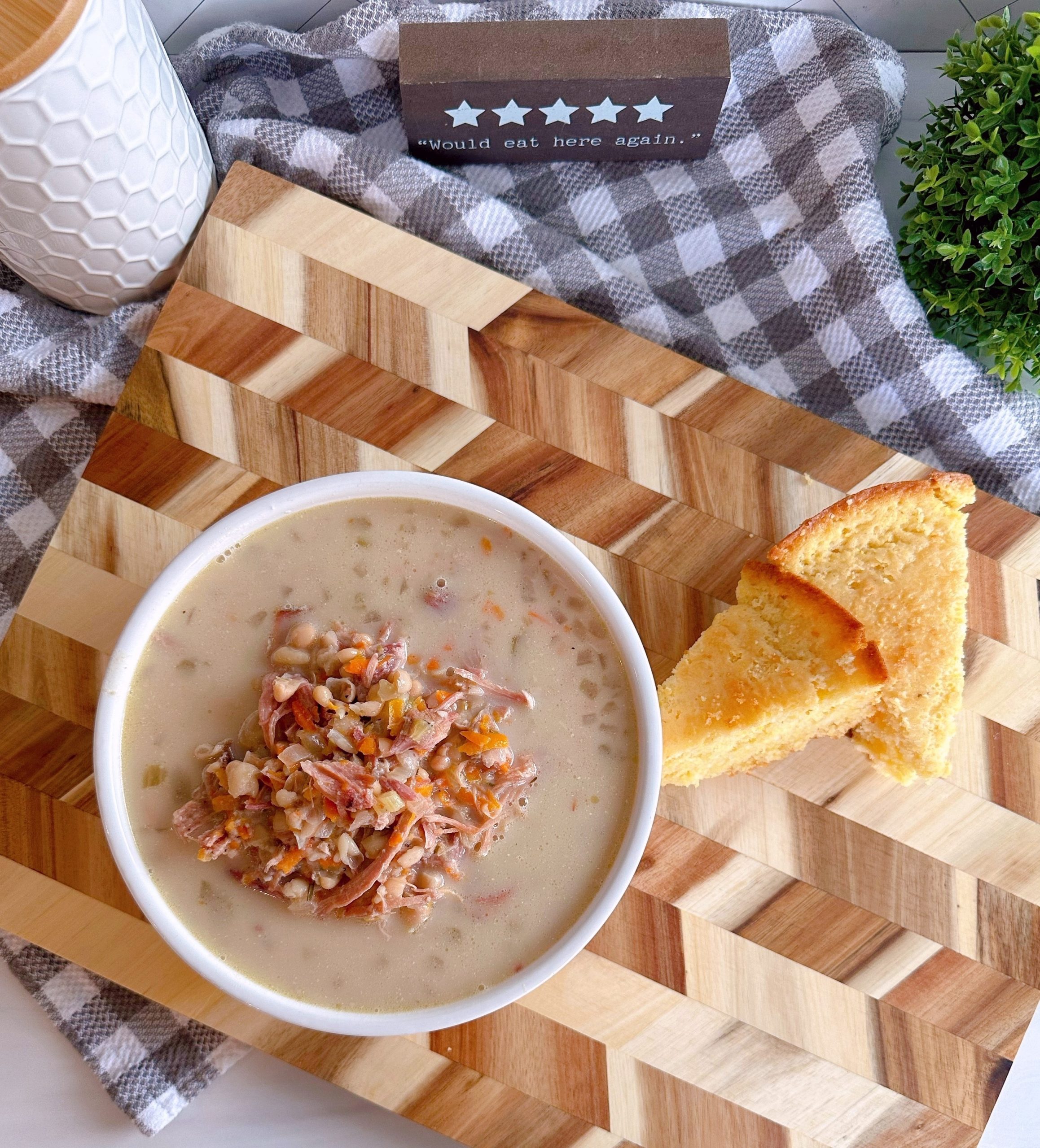 Navy Bean and Ham Bone Soup Recipe | Norine's Nest