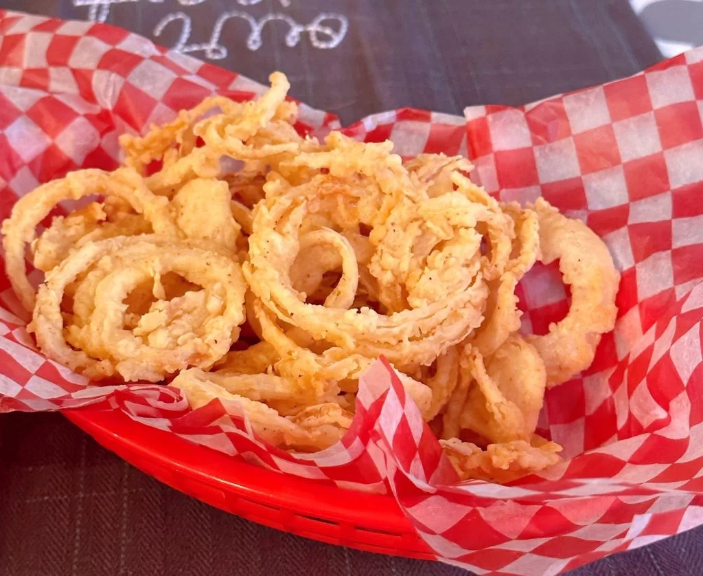 Crispy Fried Onion Strings – Baked by Rachel