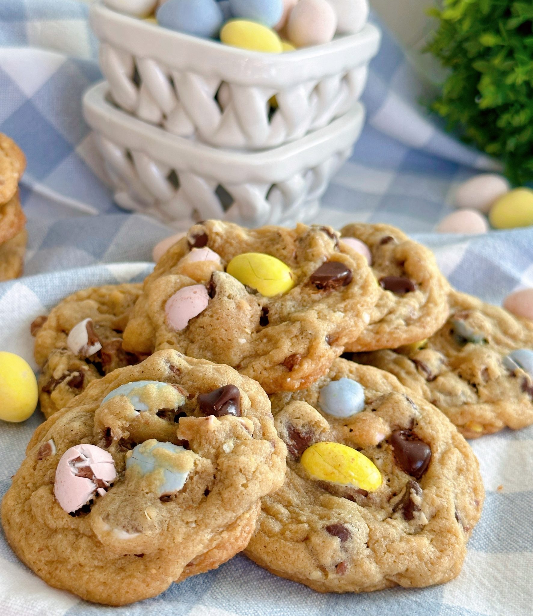 Mini Cadbury Egg Chocolate Chip Cookies Recipe Norine's Nest