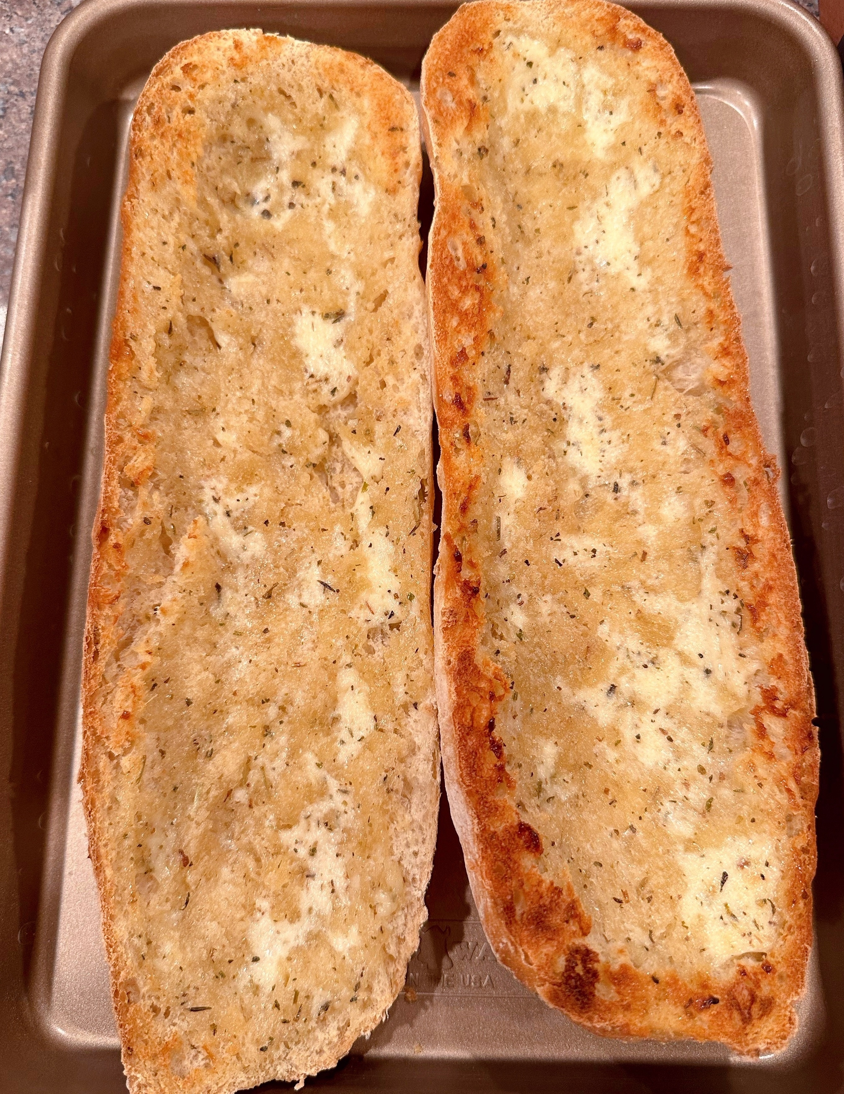 Toasted Italian Bread for Grinder Sandwich.