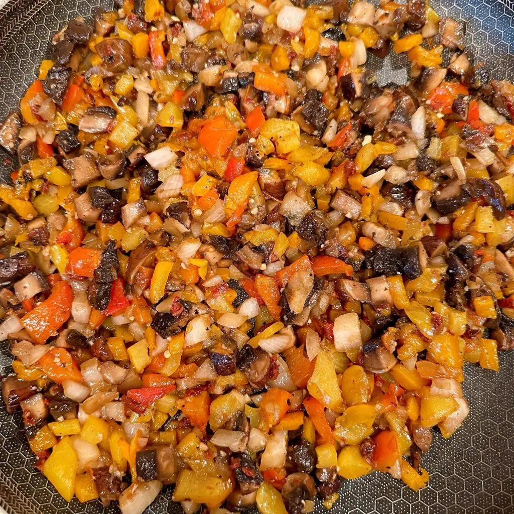 Sautéed Vegetables in large skillet!