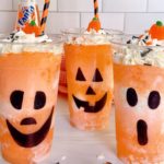 Trio of Fanta Jack O-lantern Floats!