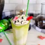 Spooky Mountain Dew Ice Cream Float.