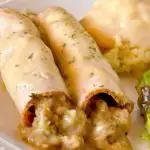 Turkey and Stuffing Roll-ups close up.