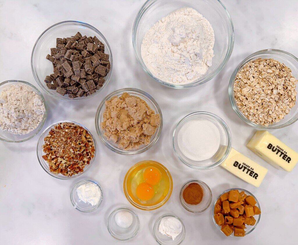 Ingredients for Pumpkin Spice Caramelitas.
