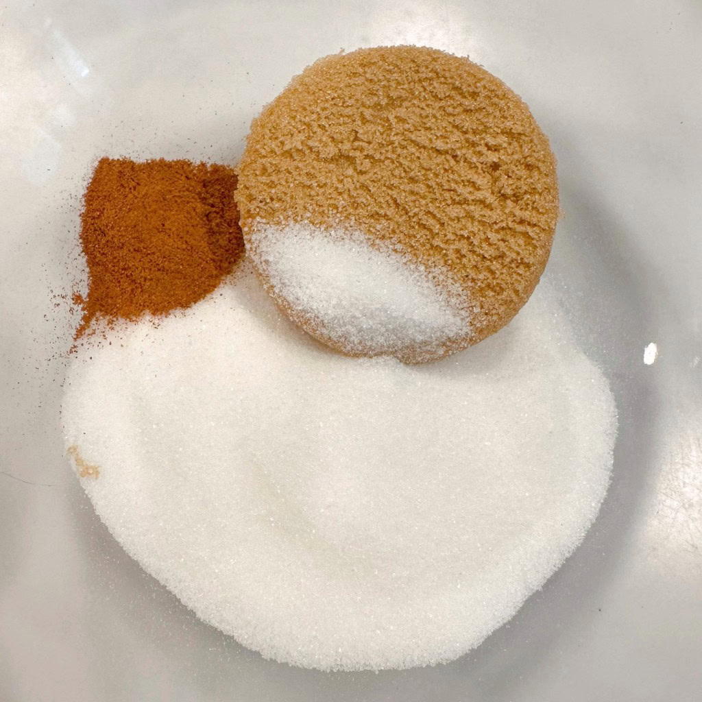 Ingredients for streusel.