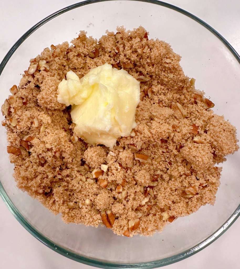 Ingredients for crumb topping.