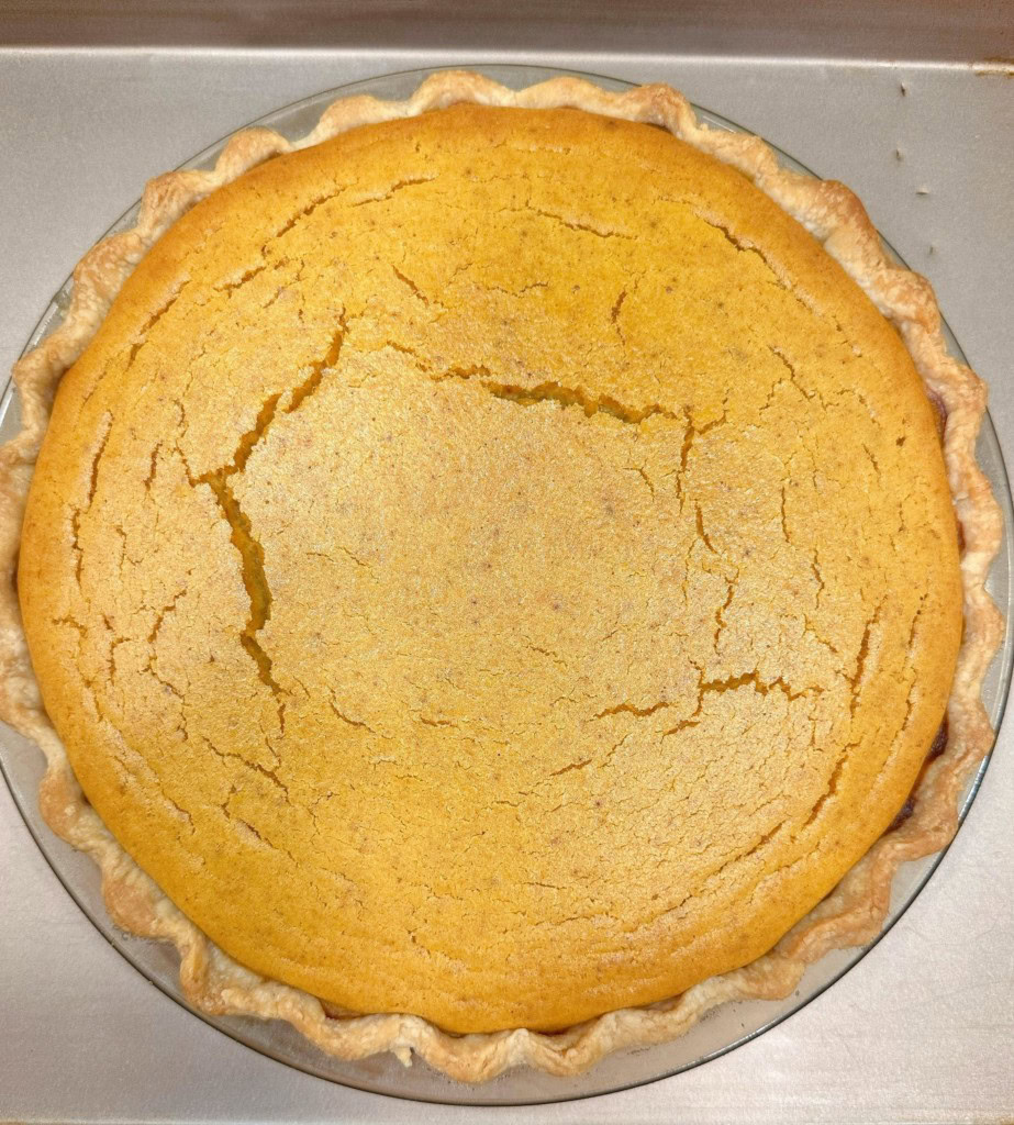 Baked Sweet Potato Pie.