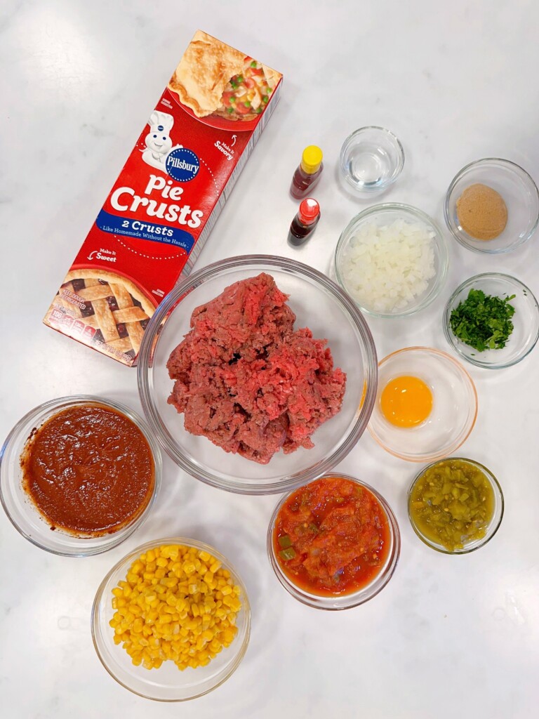 Ingredients for Halloween Sloppy Joe's.