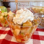 Caramel Apple in a cup with toppings!!