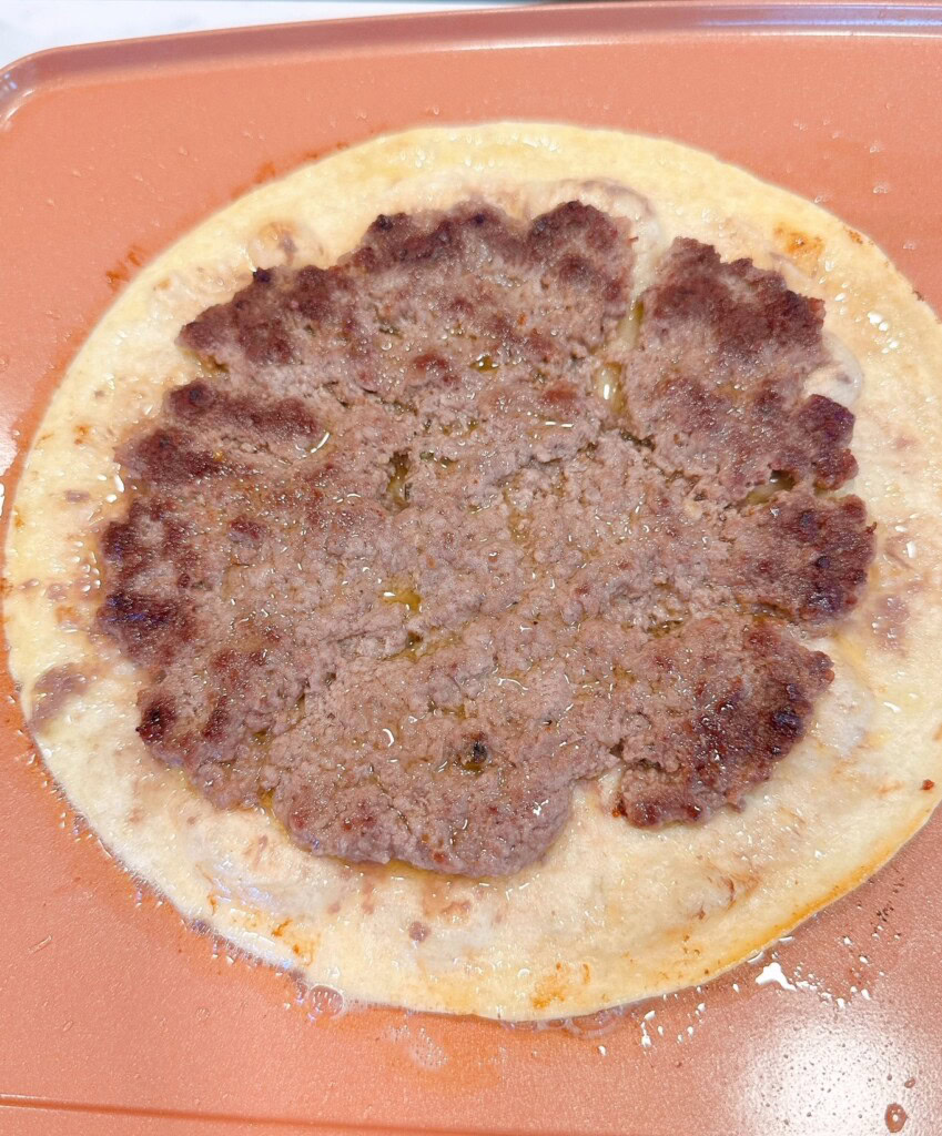 Grilled Quesadilla on the griddle.