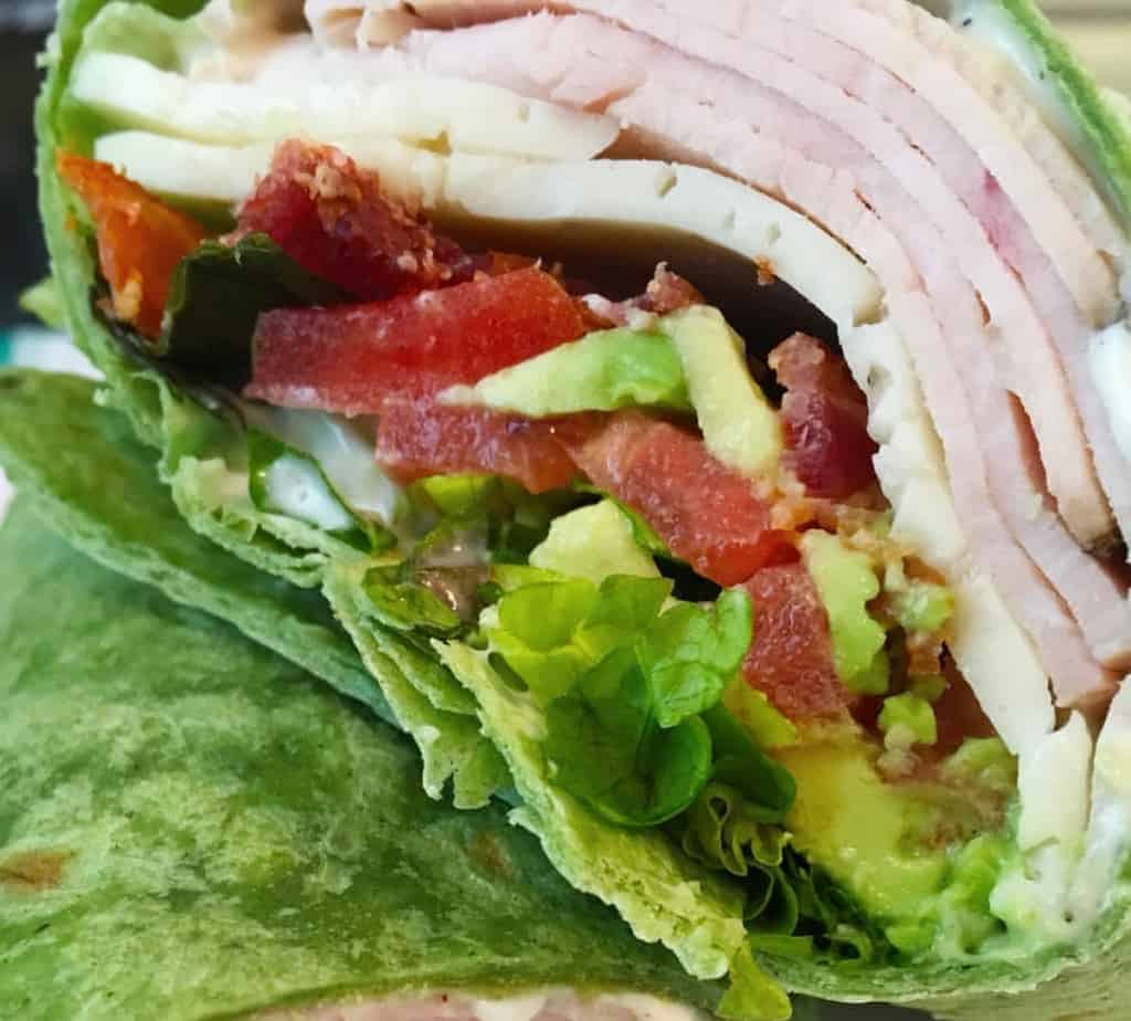 California Club Turkey Wrap Norines Nest California Club Turkey Wrap Norines Nest